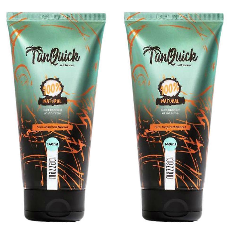 Mazzaci TanQuick Bronzer Bronzant Natural x2buc