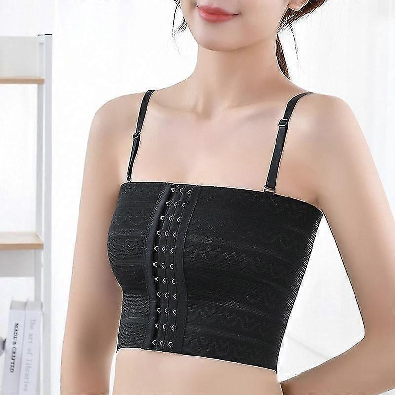 Flickor Bra Ftm Underkläder Bröstbindare Transgender BH Vit