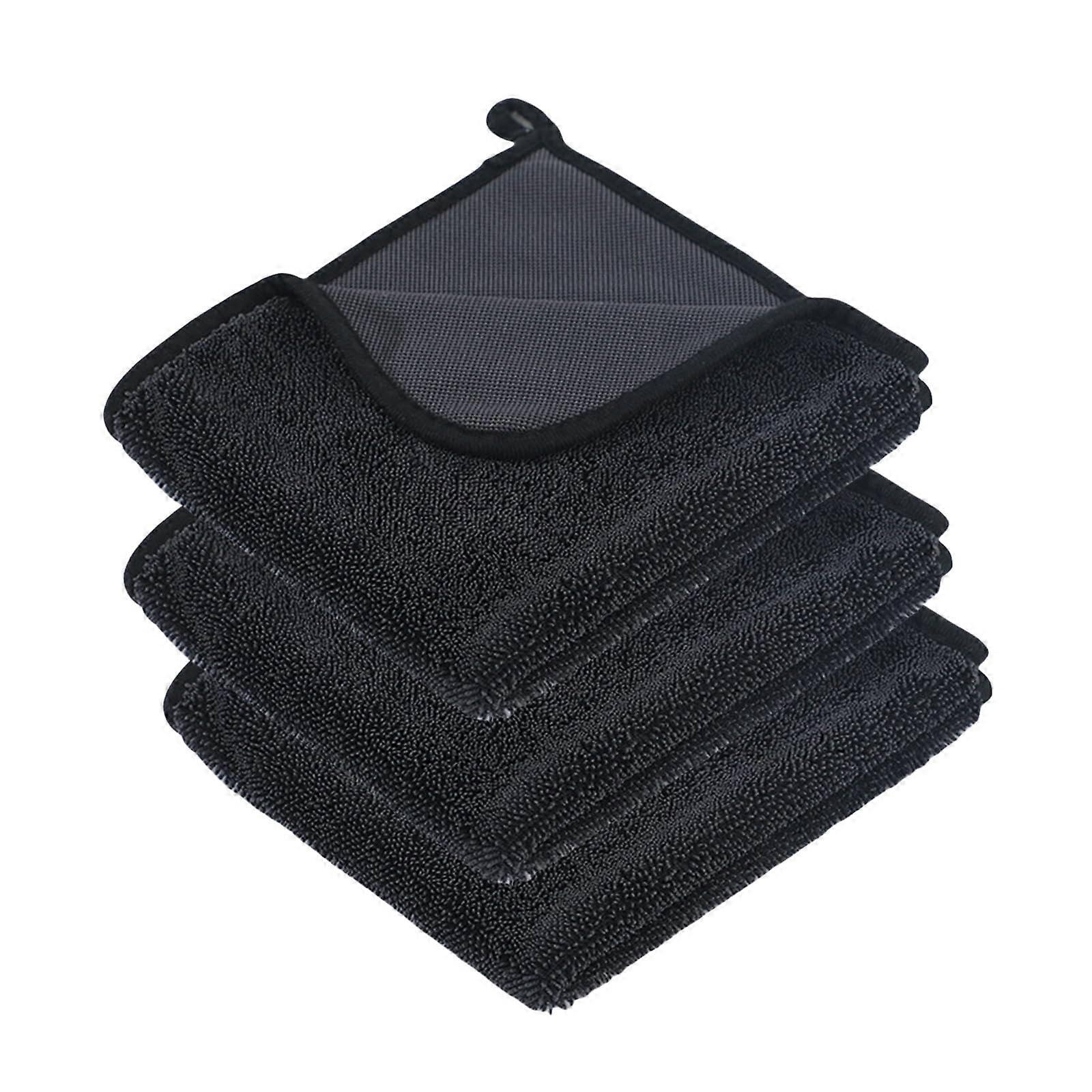 Microfiber Drying Towels for Cars Set of 3 Extra Large Scratch Free Super Absorbent Cleaning Cloths 40x60cm