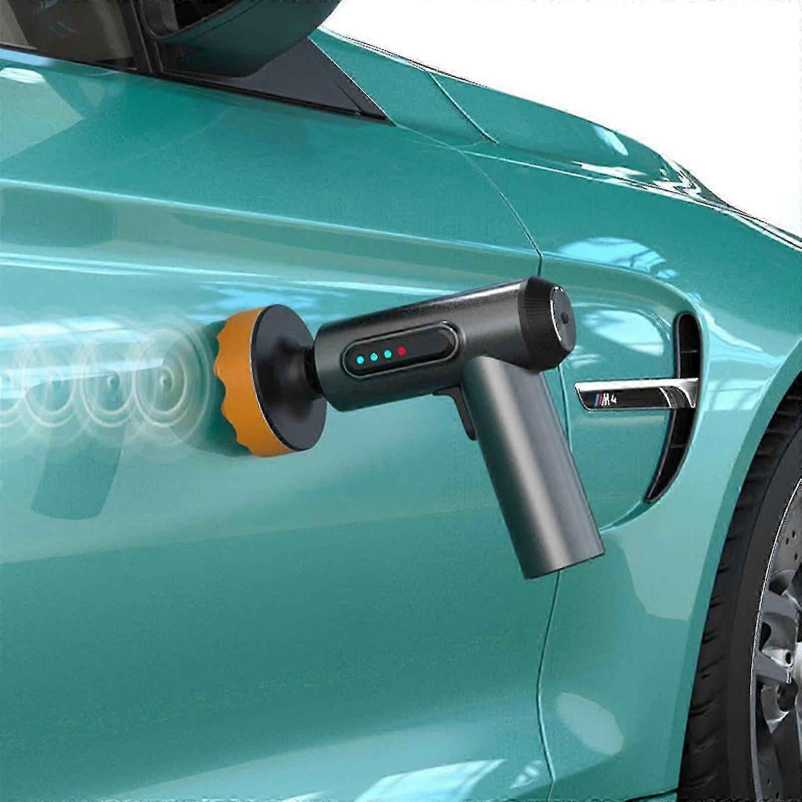 Cordless Car Buffer Polisher with 2000mAh Lithium Rechargeable Battery - Portable Polisher for Waxing - Includes Polishing Pads Kit