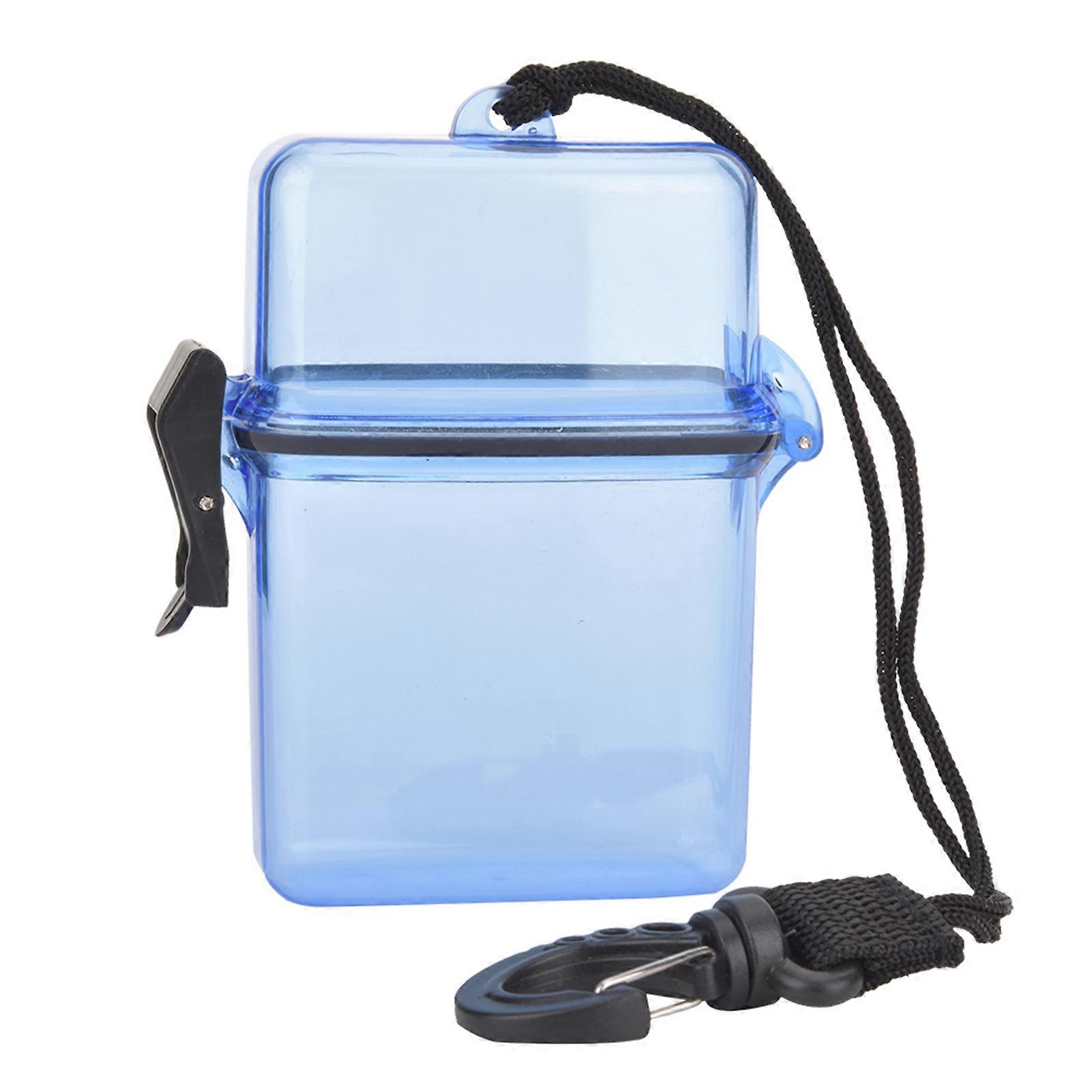 Plastic Transparent Underwater Kayak Sealing Box with Rope Hook for Surfing Canoe Kayak