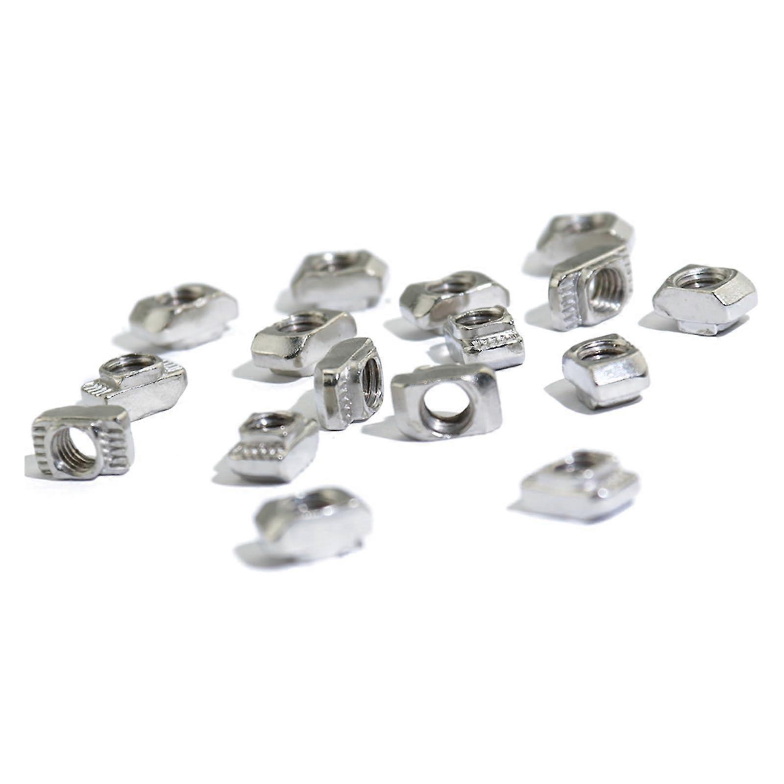 3030 Aluminum Profile With Slot Groove 8mm M3 M4 M5 M6 Nickel Plated T Bolt Hammer Head Nut (Size : 3030 M4x100PCS)