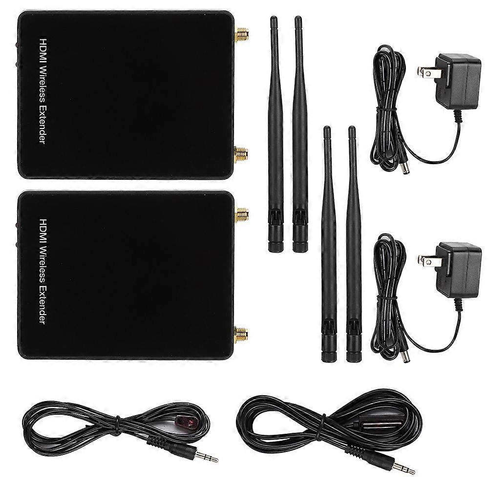 HDC-E5100W 100m HDMI Video Wireless Extender Transmitter Receiver Adapter 100-240V