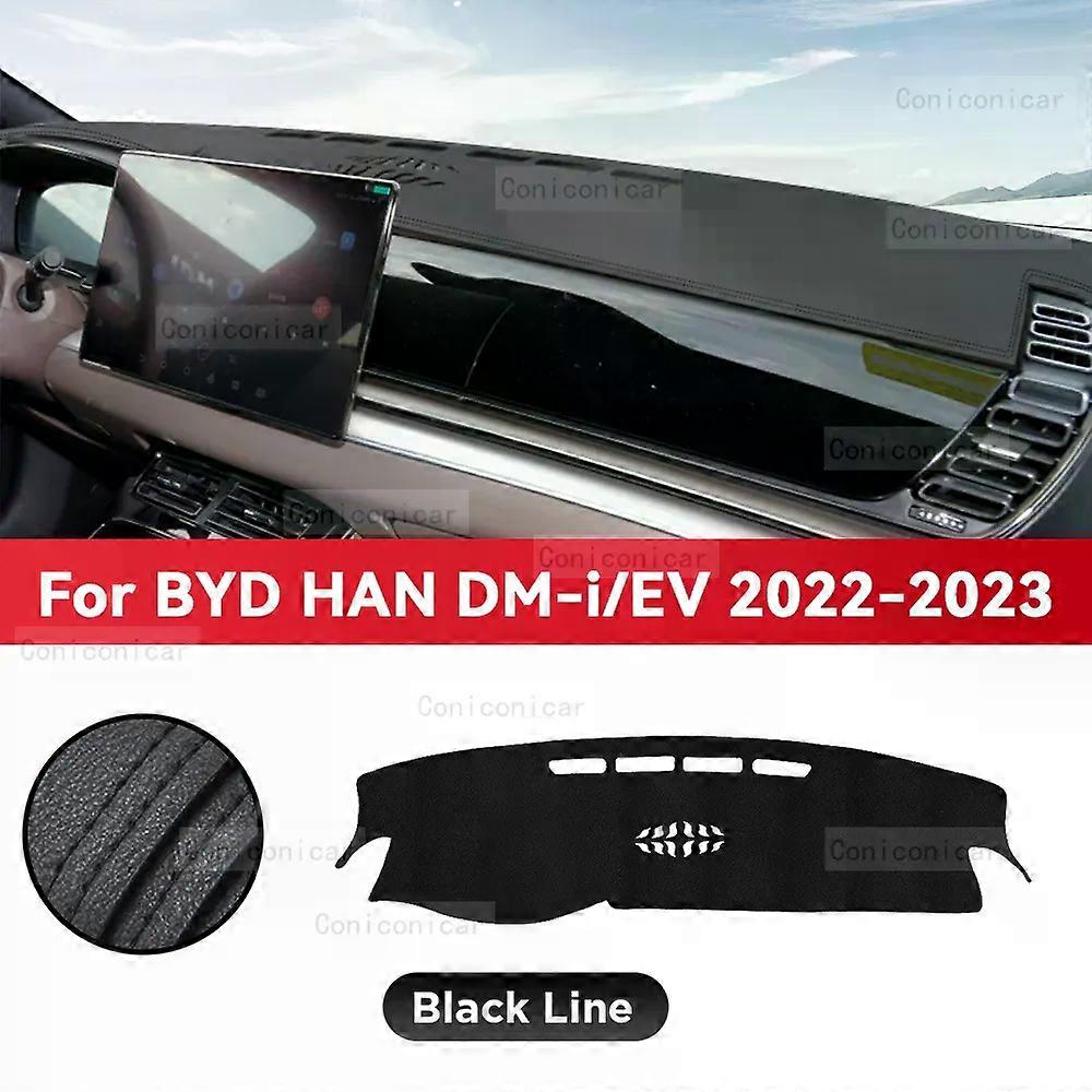 Dashboard Cover Mat Protective Pad For BYD HAN DM-i EV 2022 2023 Car Accessories Dash Board Sunshade Anti-UV Carpet Dashmat