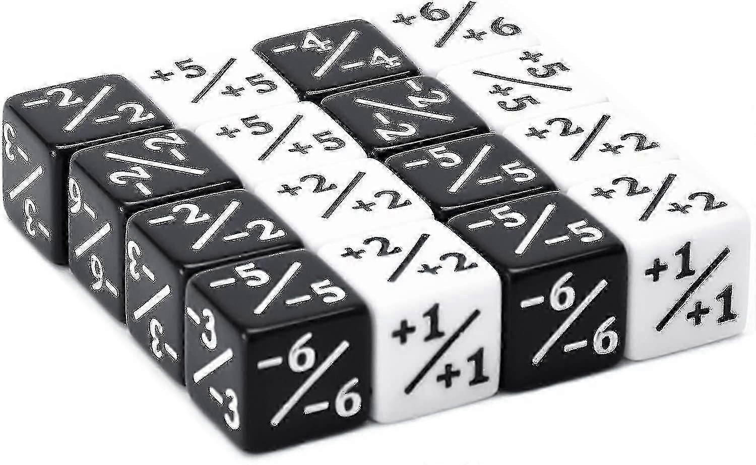 48 Pieces Dice Counters Token Dice Loyalty Dice D6 Dice Cube Compatible With Mtg