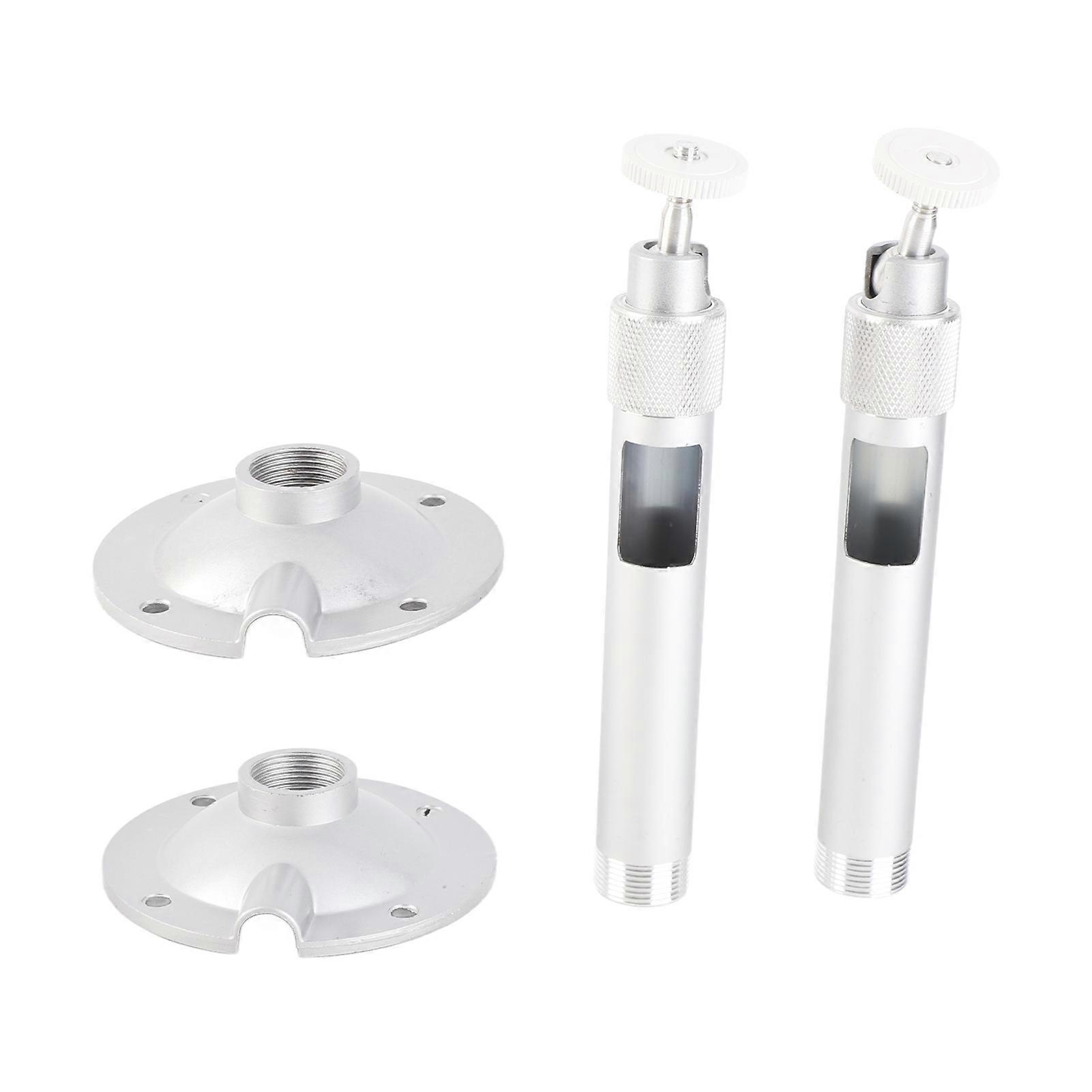 Support de caméra de surveillance 2 pièces 7,9 pouces, réglable à 360 degrés, filetage M6 1/4 pouce, pour vidéosurveillance