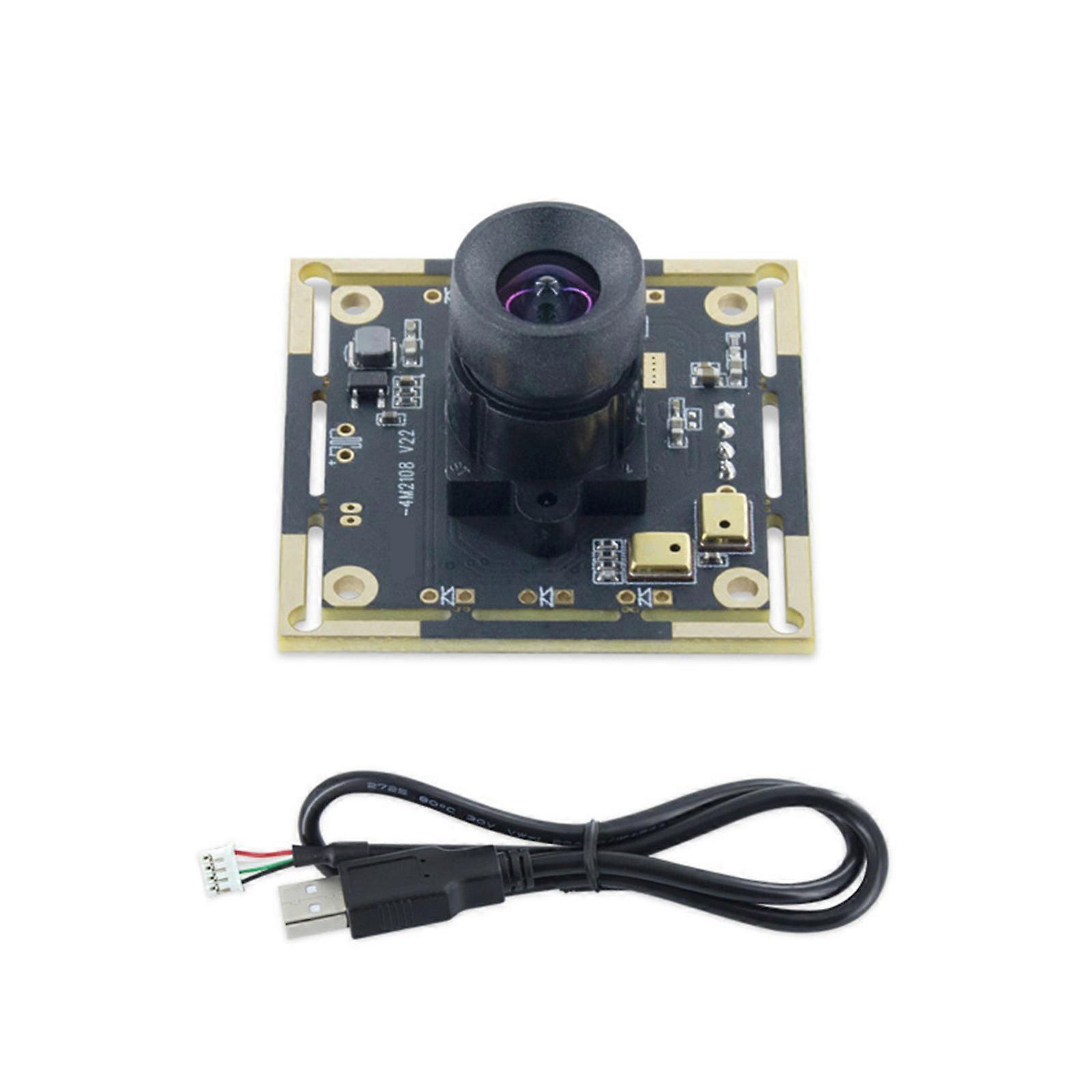 83 120 ° FOV ve Çift Dijital Mikrofon Uyumlu Hassas Ov4689 4MP USB Kamera Endüstriyel Sistemlerle Uyumludur