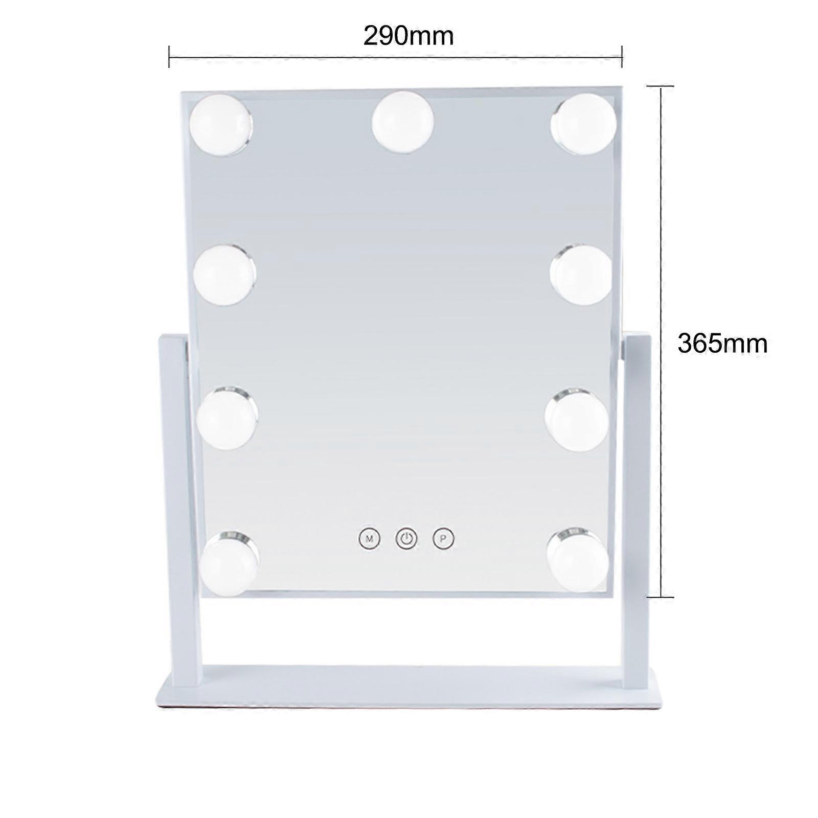 USB Powered Adjustable Brightness High-definition LED Makeup Mirror with Bulbs