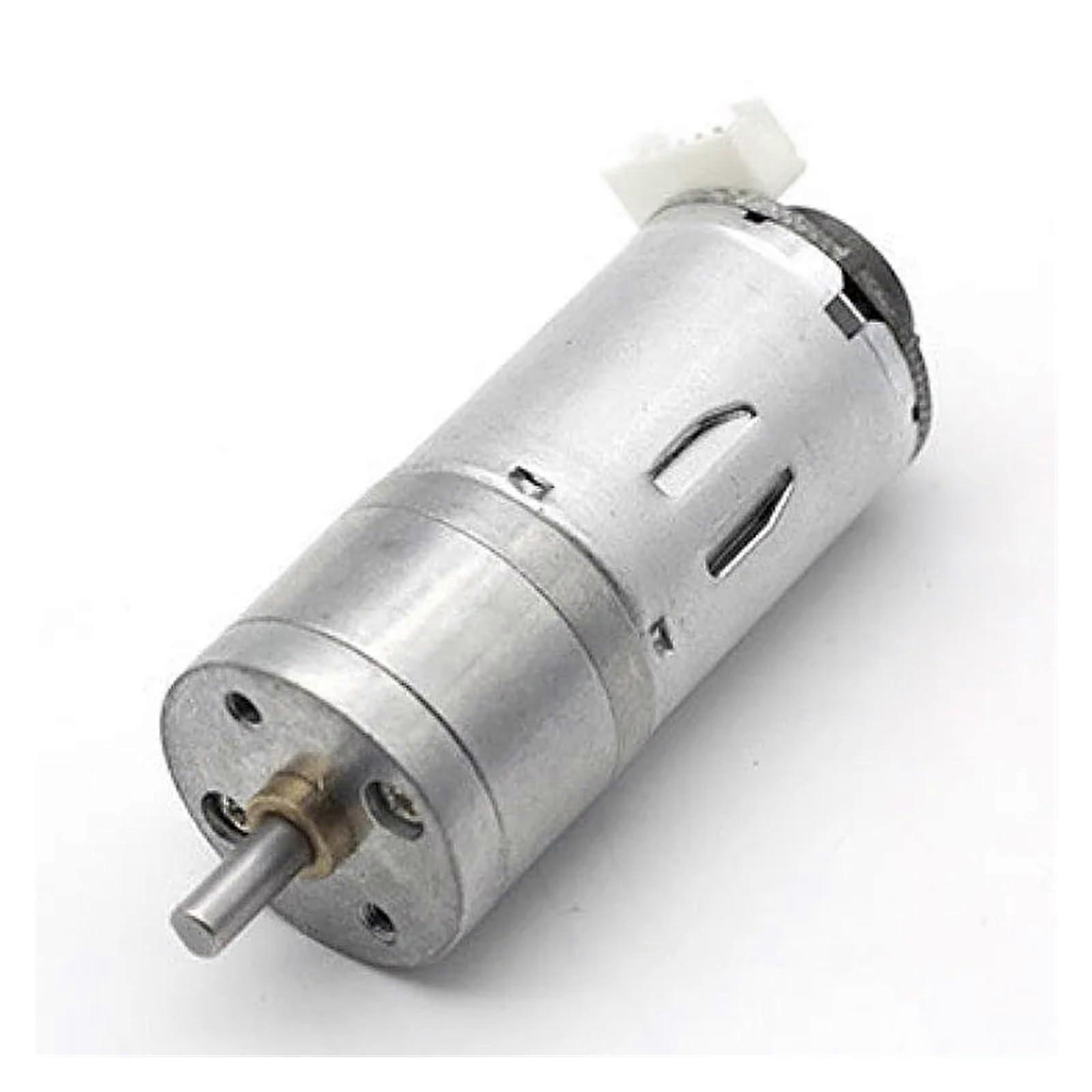 1Pack 12V 25GA370 DC Gear Motor with Encoder