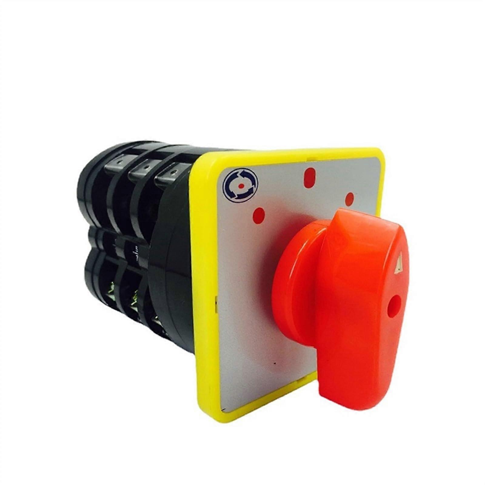 3 Position Rotary Switch 16A Three Levels Cam Starter Selector Control Motor ONOffON Silver Contact LW516/3