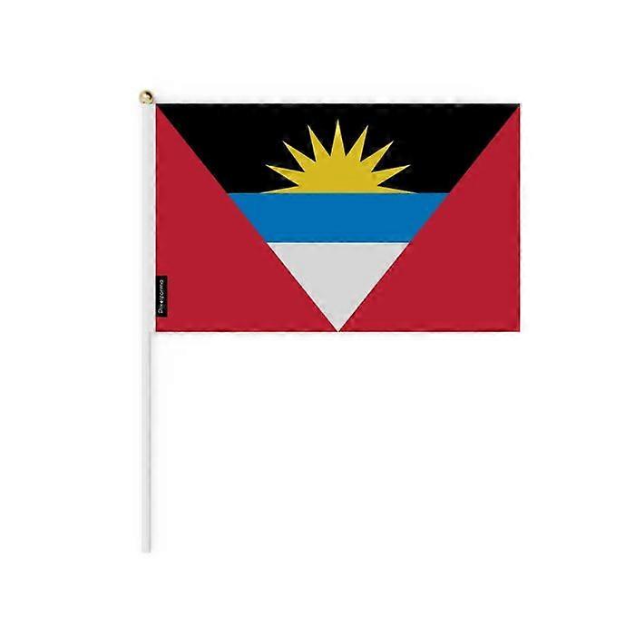 Flag - Antigua and Barbuda - Mini - 14 x 21 cm - Polyester - Lightweight and sturdy