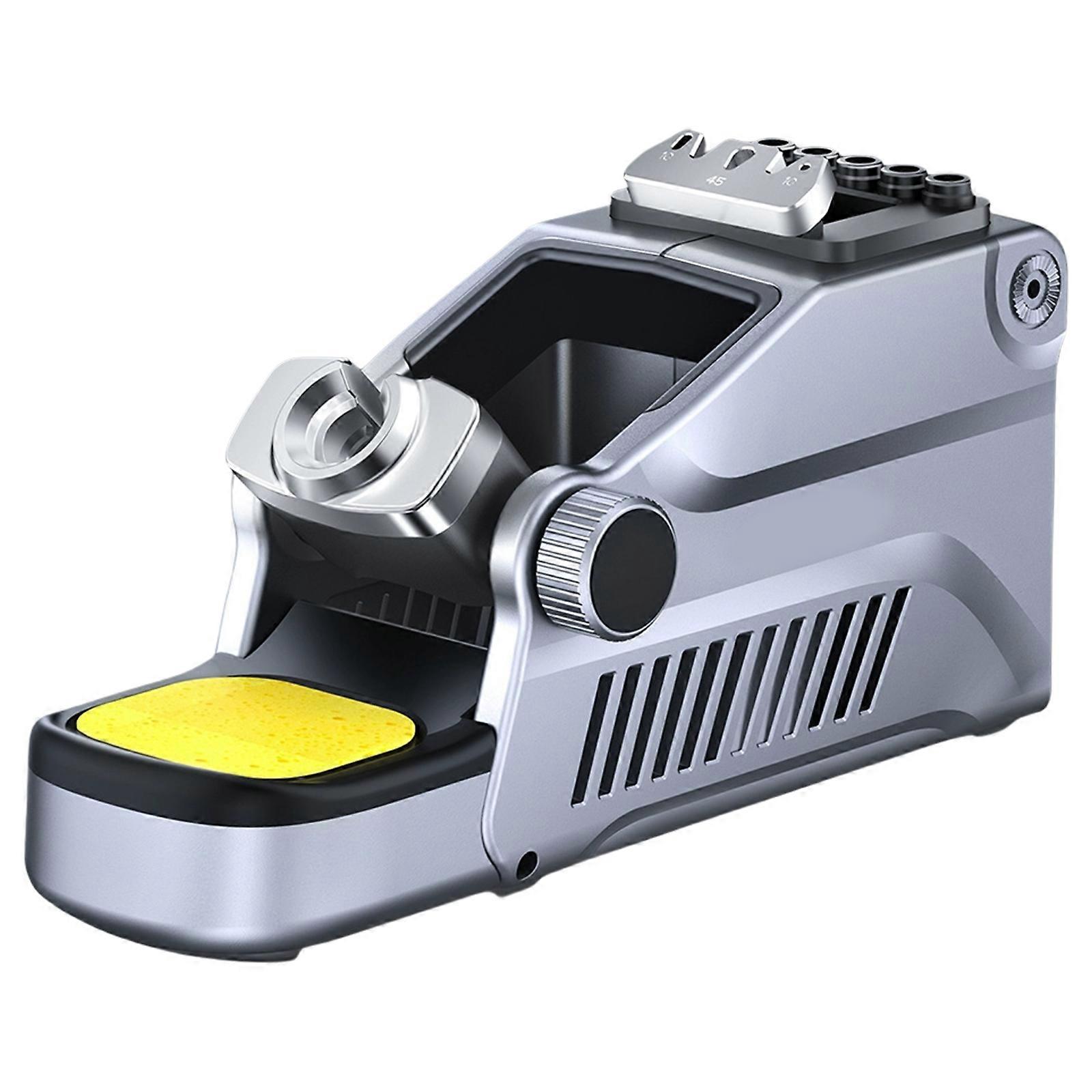 Industrial Soldering Iron Handle With Auto Standby Technology 3 Key Temperature Control 7 Pin Welding Tool Replacement Multicolor