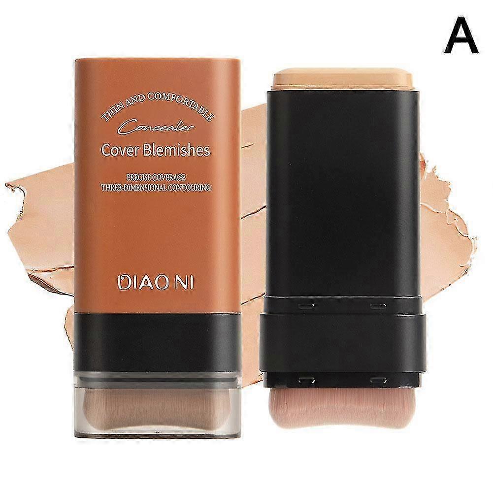 2025 Makeup Foundation Stick Natural coverage Double-ended Concealer