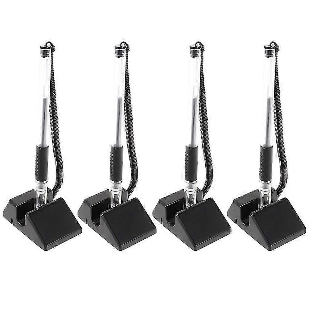 4 قطع أقلام مضادة آمنة قلم سطح المكتب قلم الأمن هلام الحبر القلم مكتب الاستقبال القلم