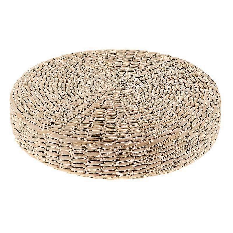 30cm*30cm Handmade Woven Natural Straw Round Pouf tarami Cushion Floor Japanese Style Cushion Home fabric