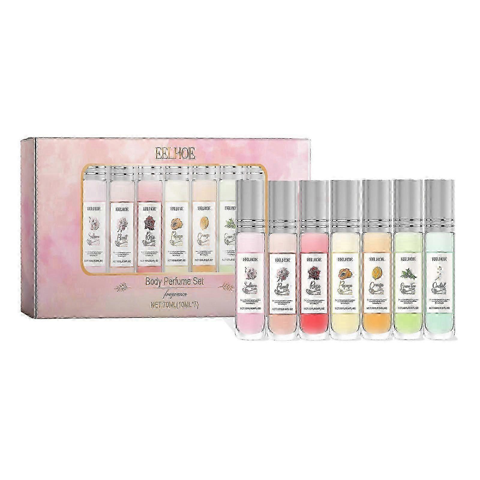 Eelhoe Body Perfume Kit Elegant And Diverse Fragrance Full Body Fragrance Nourishing Charming Charm Fragrance Set