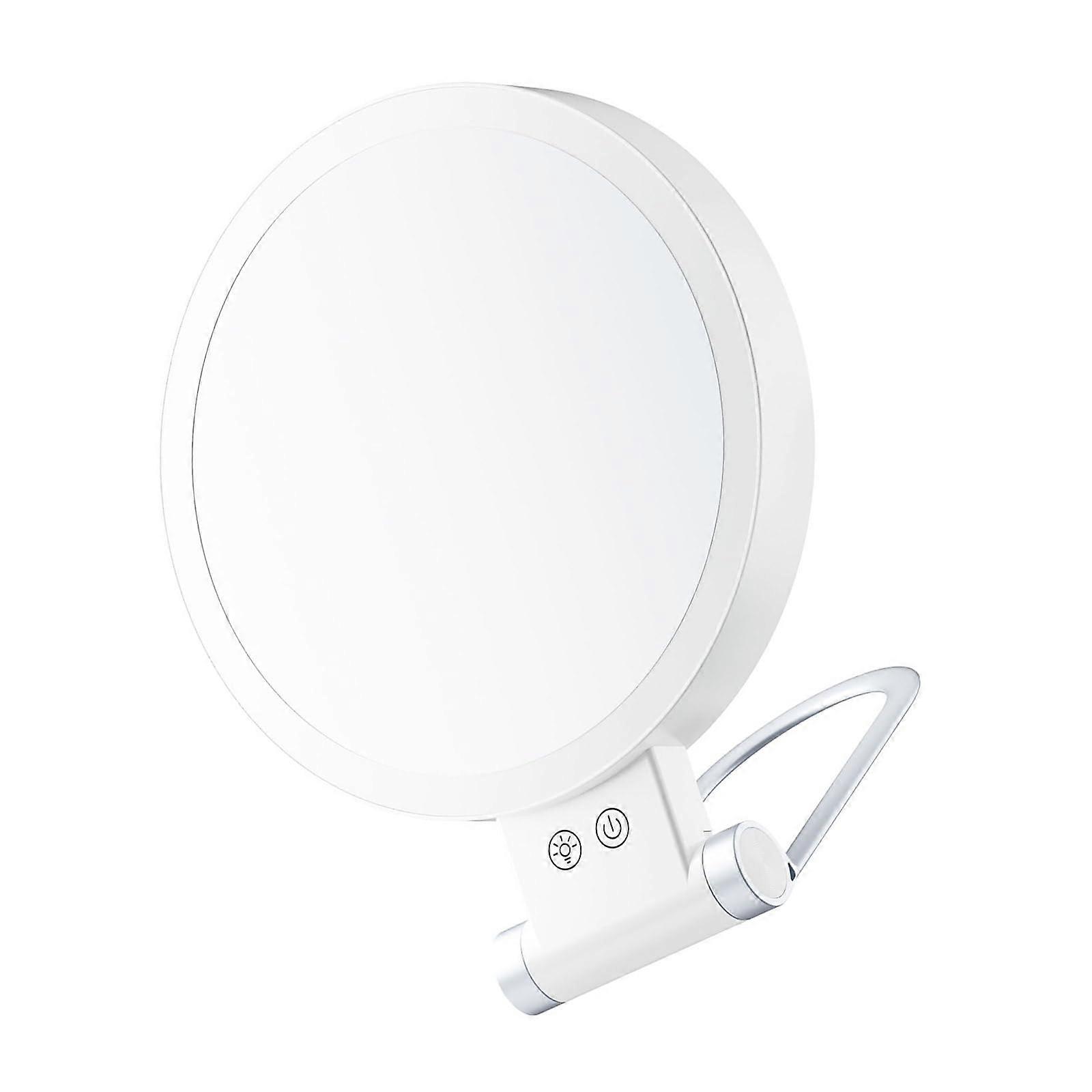 Make Up Mirror Glass With Magnification And Adjustable Brightness LED Illumination Travel Friendly 20B
