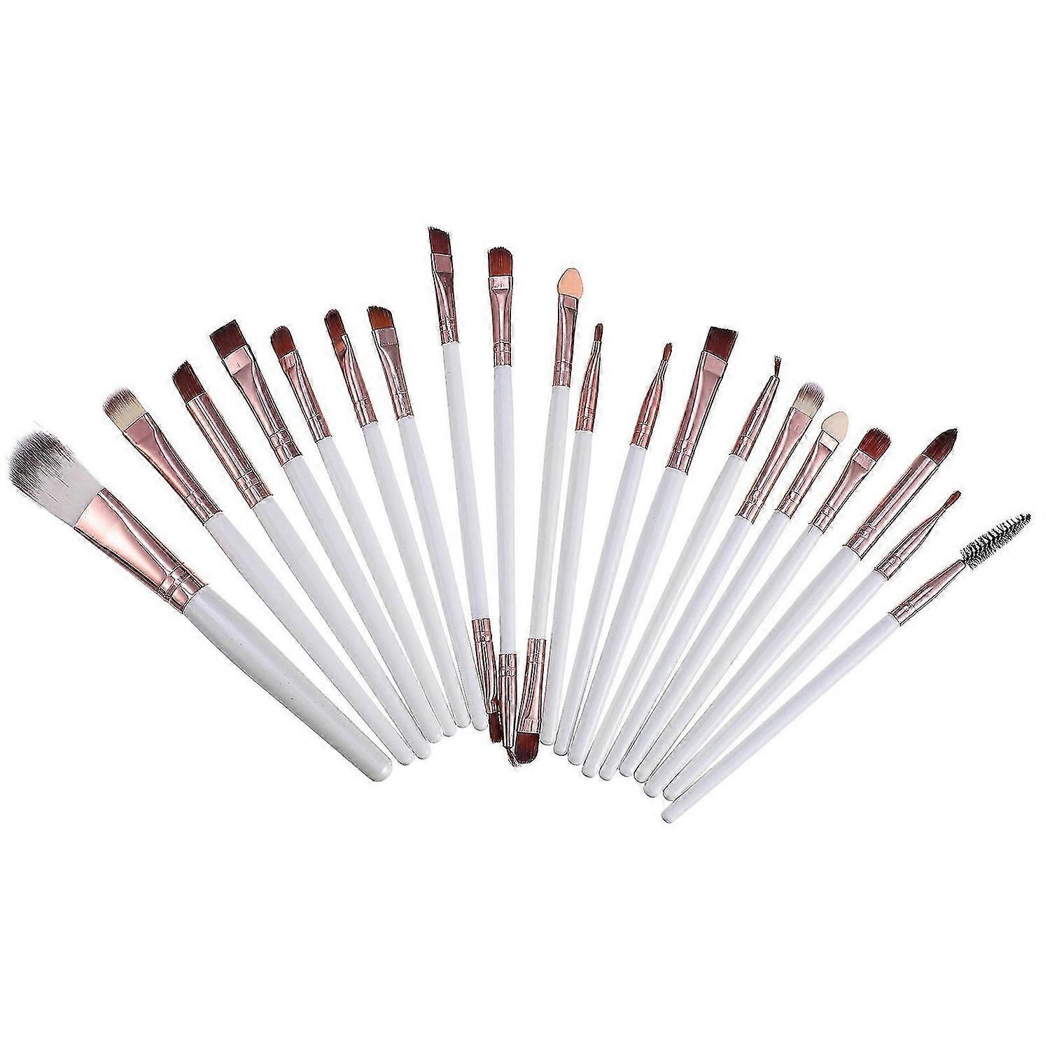 20pcs Portable Foundation Brush Concealers Eye Shadows Makeup Brushes Kit