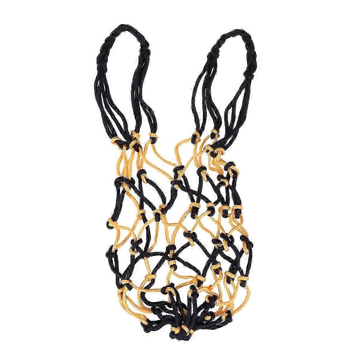 Heavy Duty Basketball Bag Drawstring Ball Mesh Net Nylon Soccer Carrier Mesh Net Bag Drawstring Stor