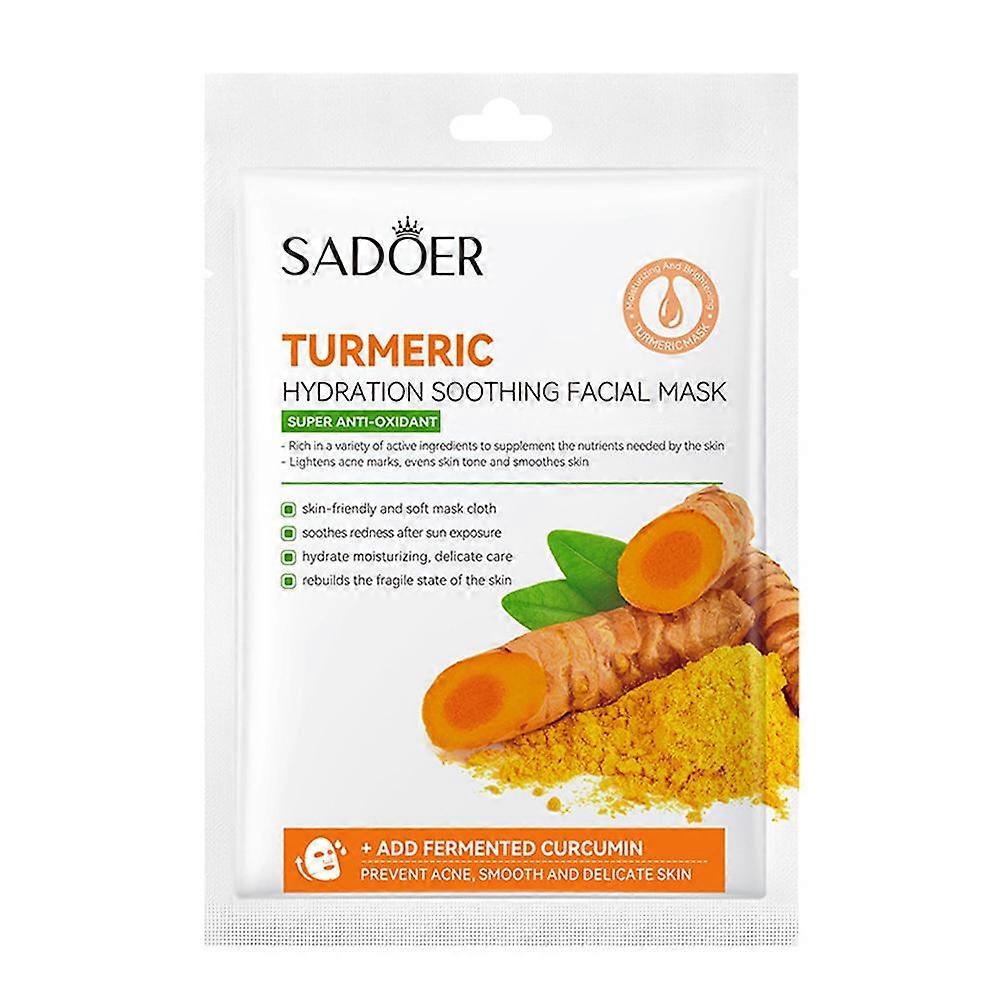 25g(A)$SADOER Turmeric Moisturizing Soothing Mask Hydrating and Refreshing Moisturizing Mask