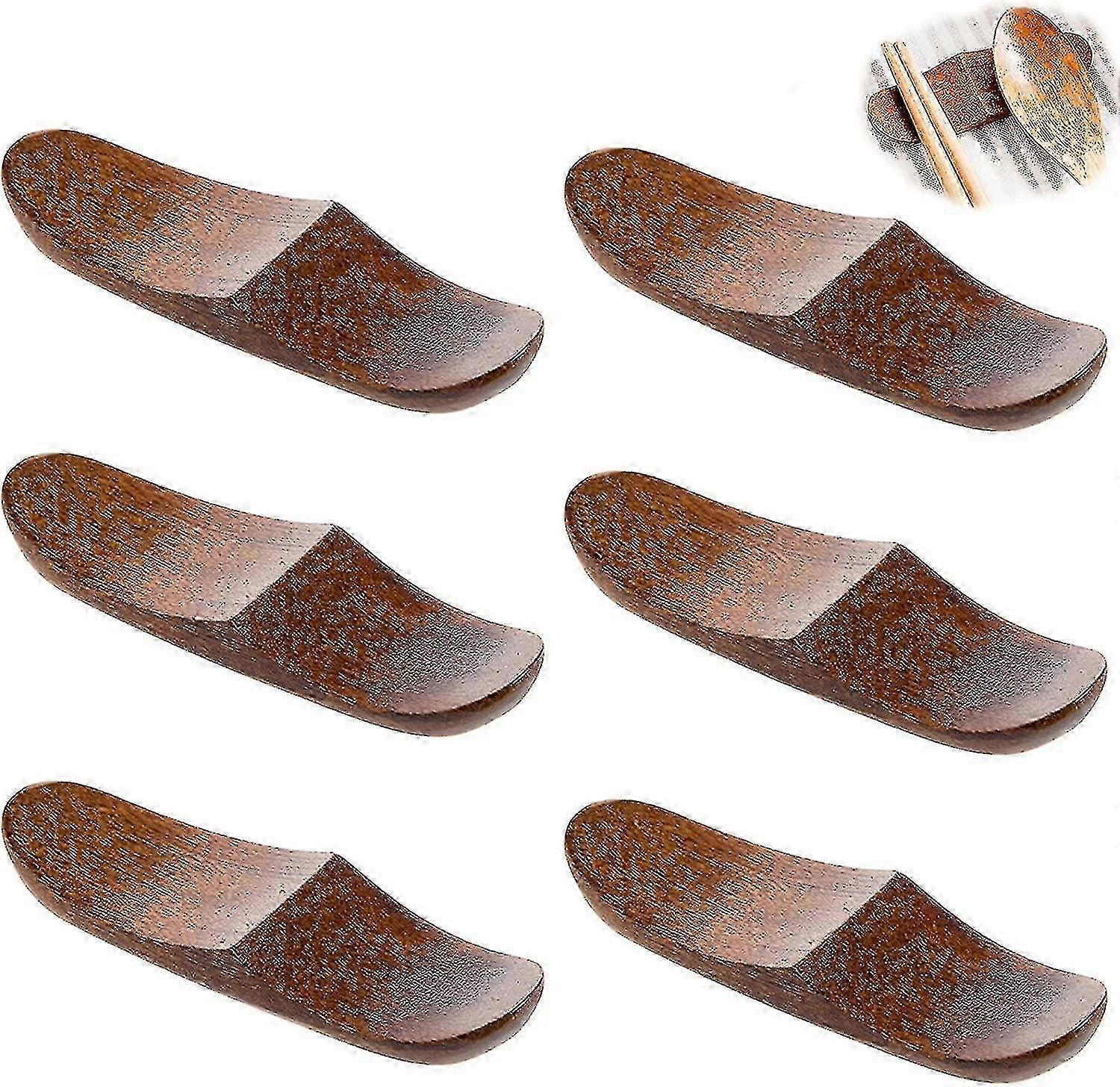 Wooden Chopstick and Spoon Holder Rack, Knife and Fork Rest, Perfect for Dinner Table, Use with Various Brands of Cutlery