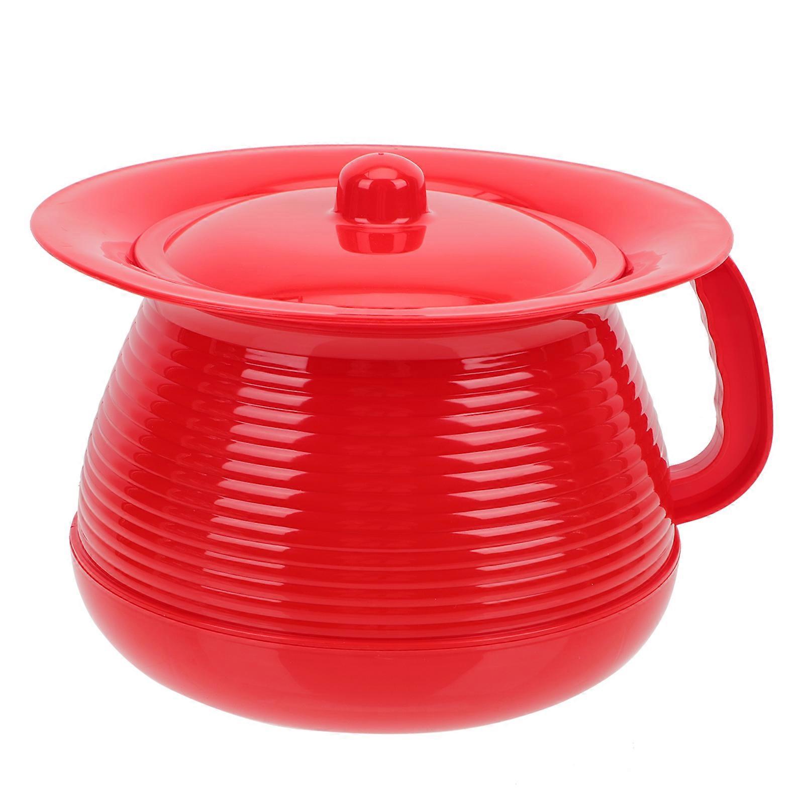 Lightweight Portable Spittoon with Lid – Durable Handheld Urinal Pail for Travel, Camping, and Home Use
