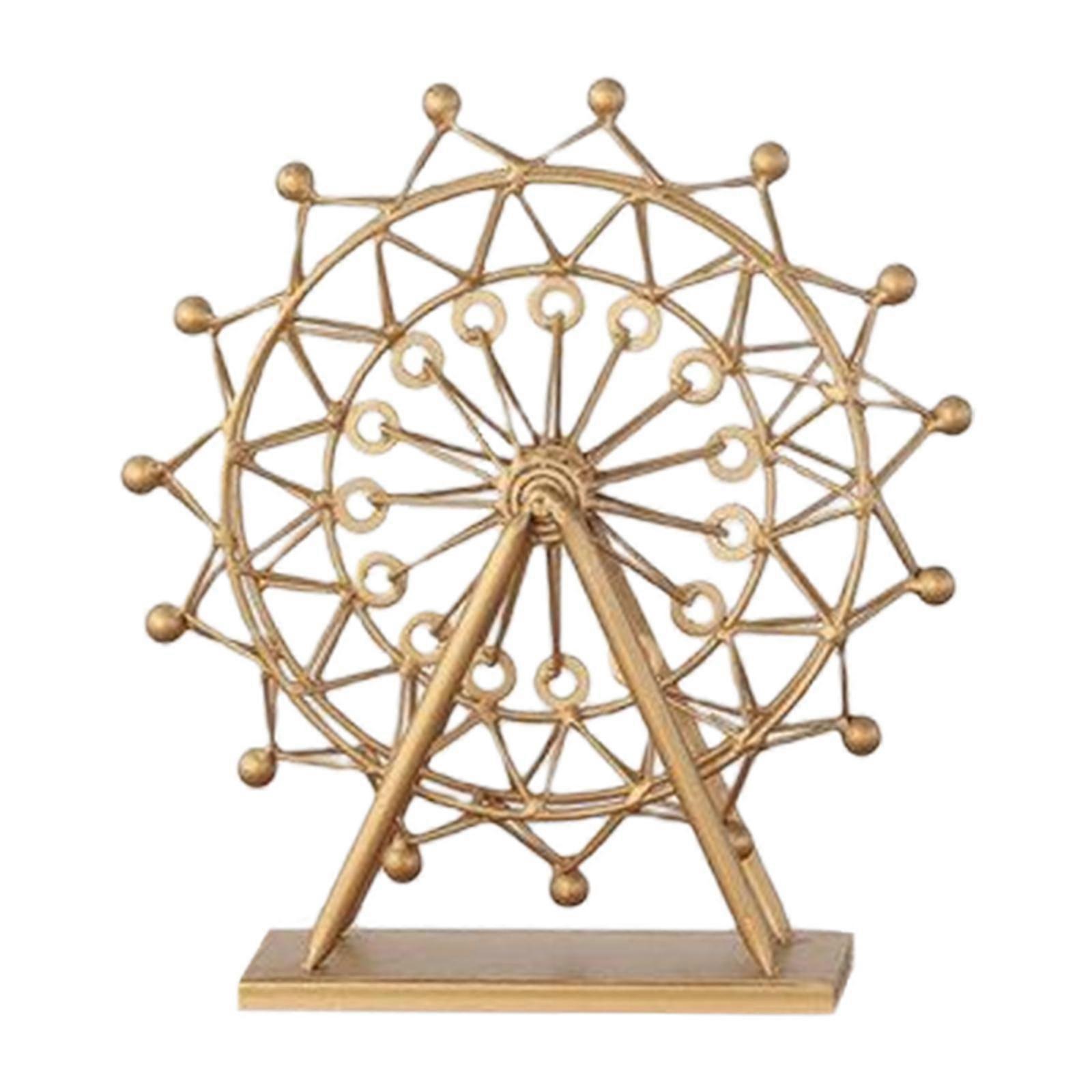 Creative Wheel Statue Collectable for Office Bookshelf