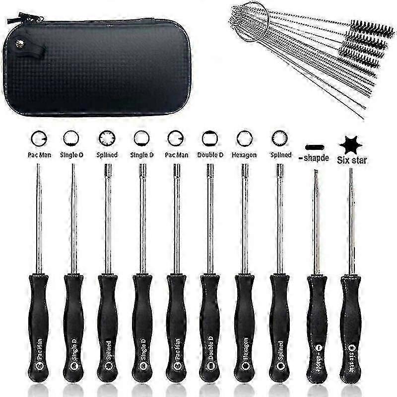 Grass Edger Accessories Screwdriver Carburetor Splined Carb Adjusting Screws Tool Kit With Brush 10pcs