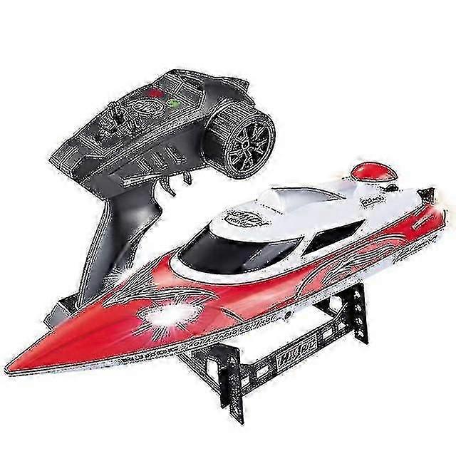 High Speed Rc Racing Boat 35km/h 200m Control Distance Fast Ship With Water Cooling System Hj806