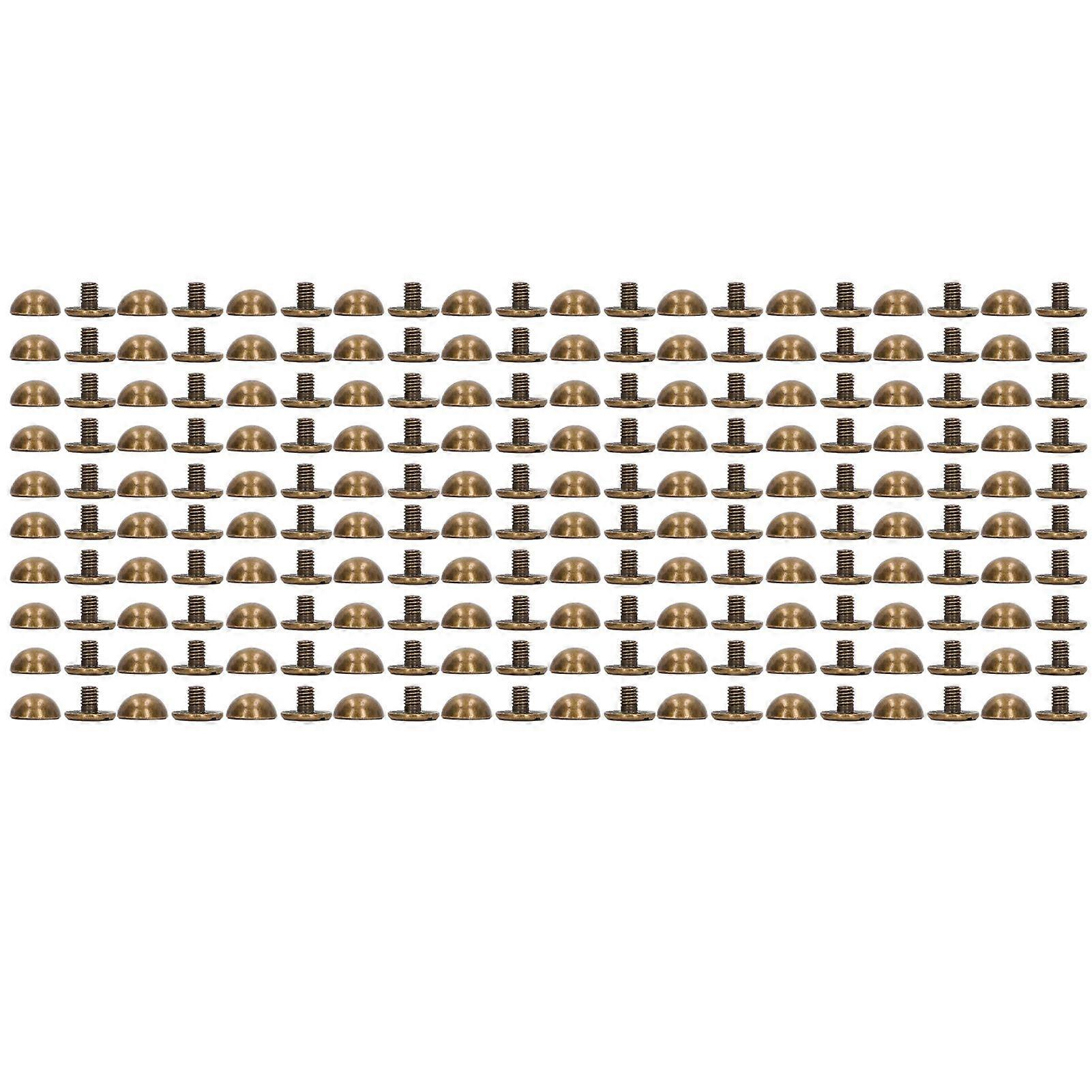 2025 Latest Model  8mm 100 Sets Leather Rivets Kit Portable Small Round