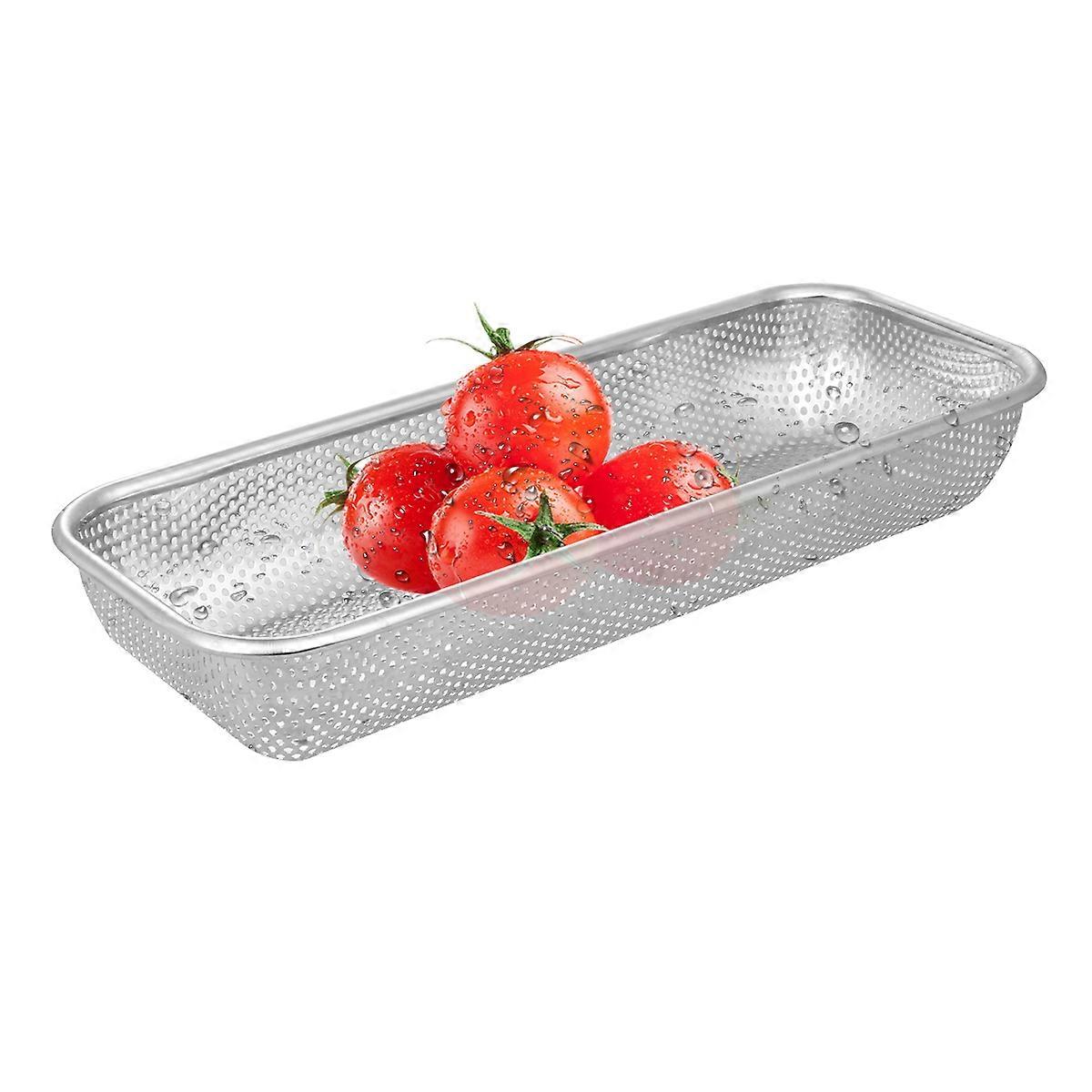Drain and Store Basket, Functional Design for Kitchen Convenience