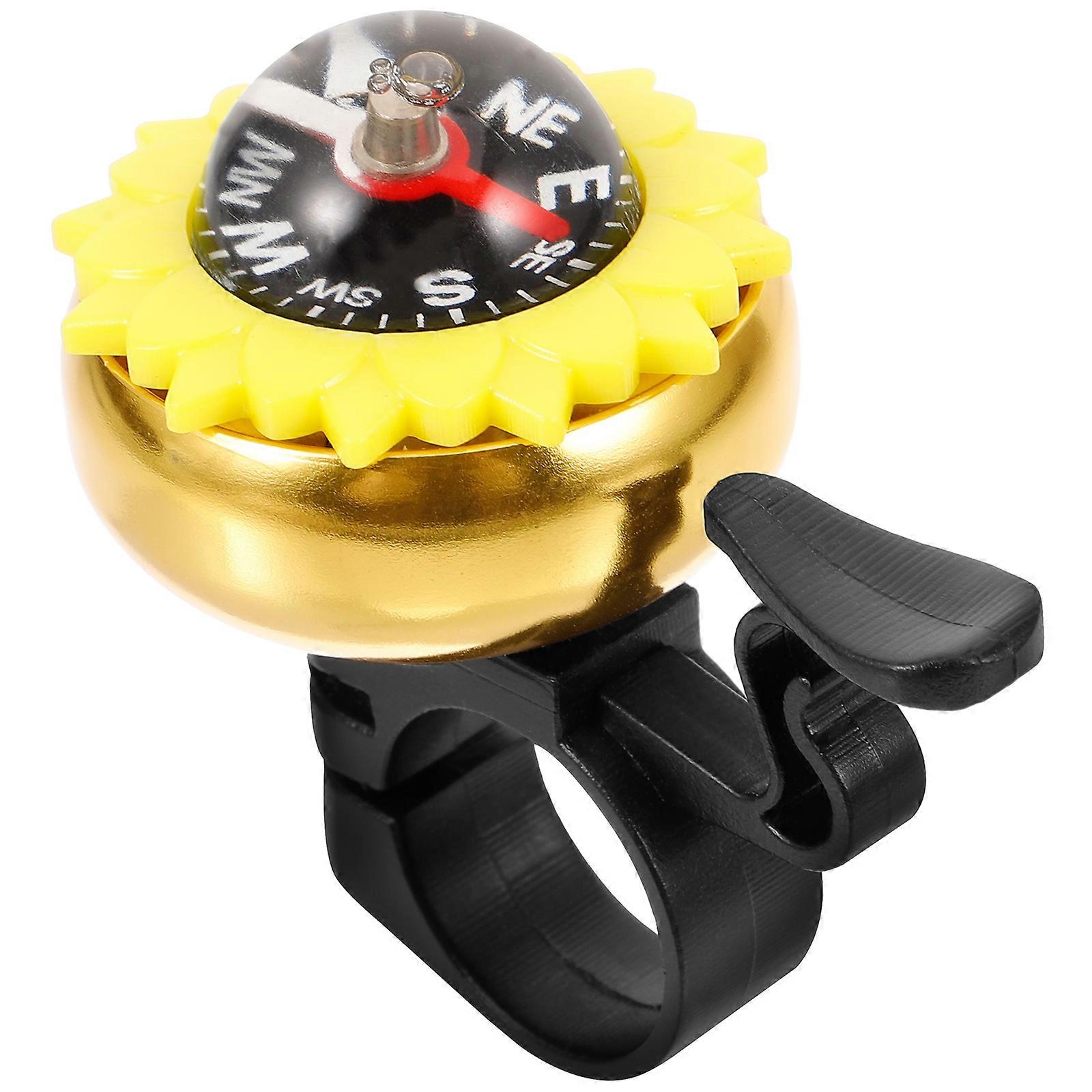 Practical Bicycles Bell Multi Function Compass Bicycles Bell Cycling 7.00X6.00X4.00cm Navigation Assistance 1Pcs