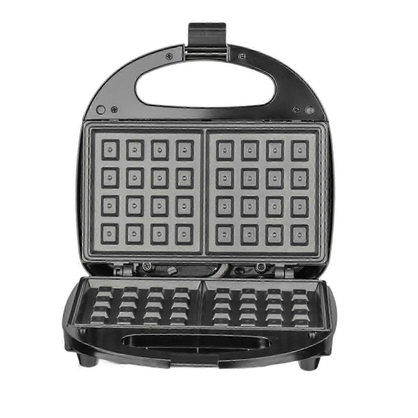 Waffle Maker Compact Nonstick Bakeware Waffle Iron for Muffins Lunch Toastie Style A