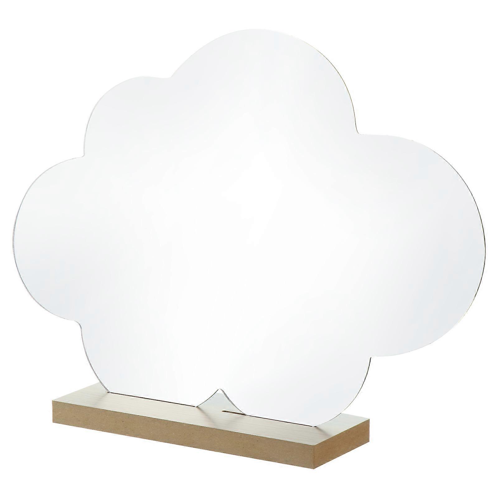 Elegant Irregular Desktop Mirror High Definition Makeup Vanity Mirror for Tabletop Use Wavy Design for Dressing Room Bedroom Women's Makeup Accessory