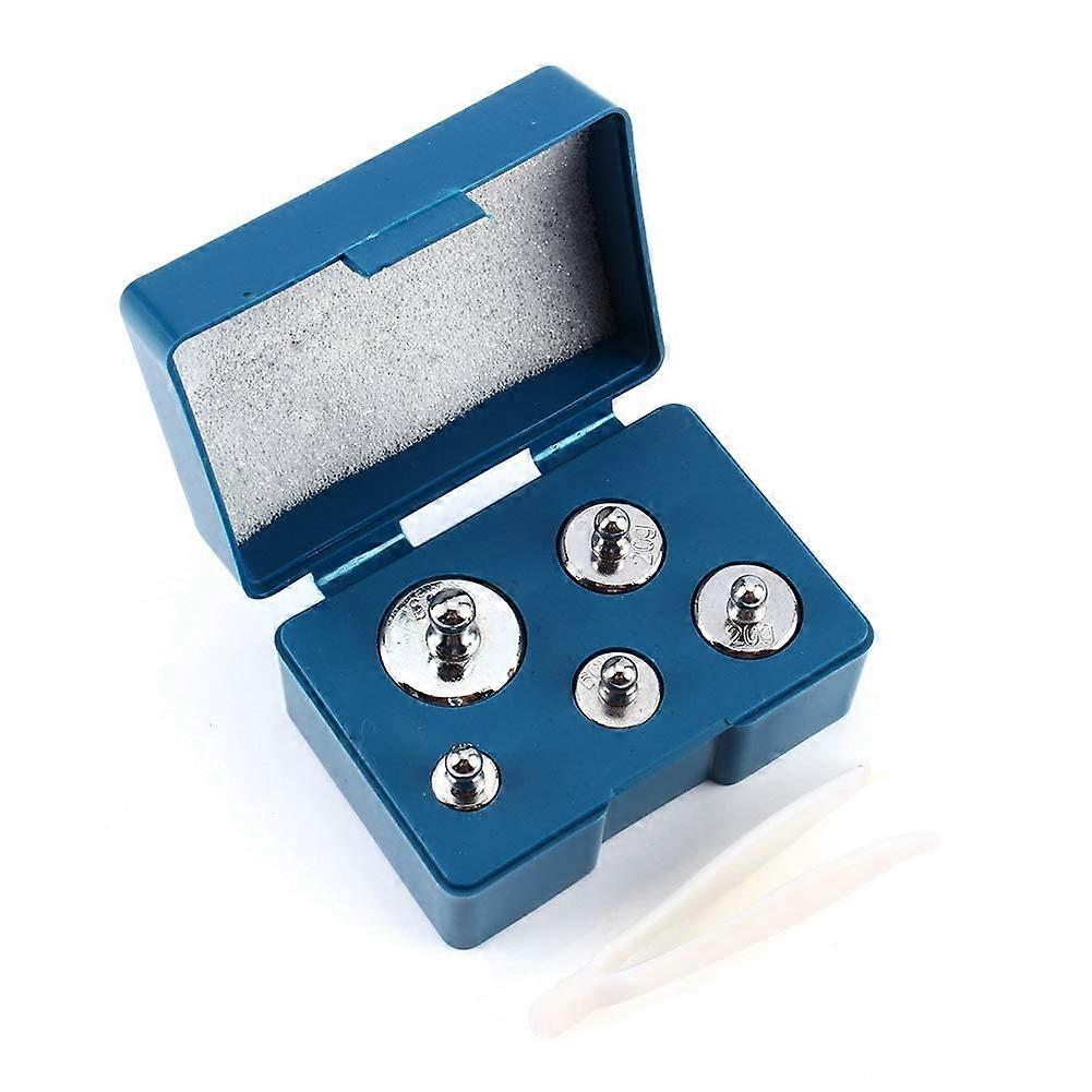 Accurate Weight Kit 50g Set with 2 x 20g 10g 5g Calibration Weights for Jewellery Scales