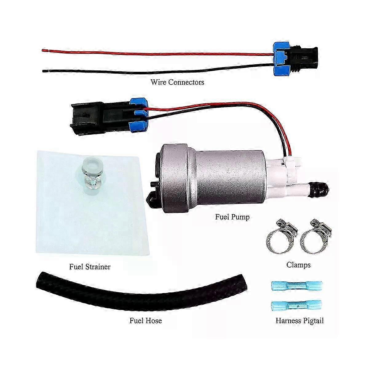 535Lph F90000295 Fuel Pump & 400-1168 Install Kit E85