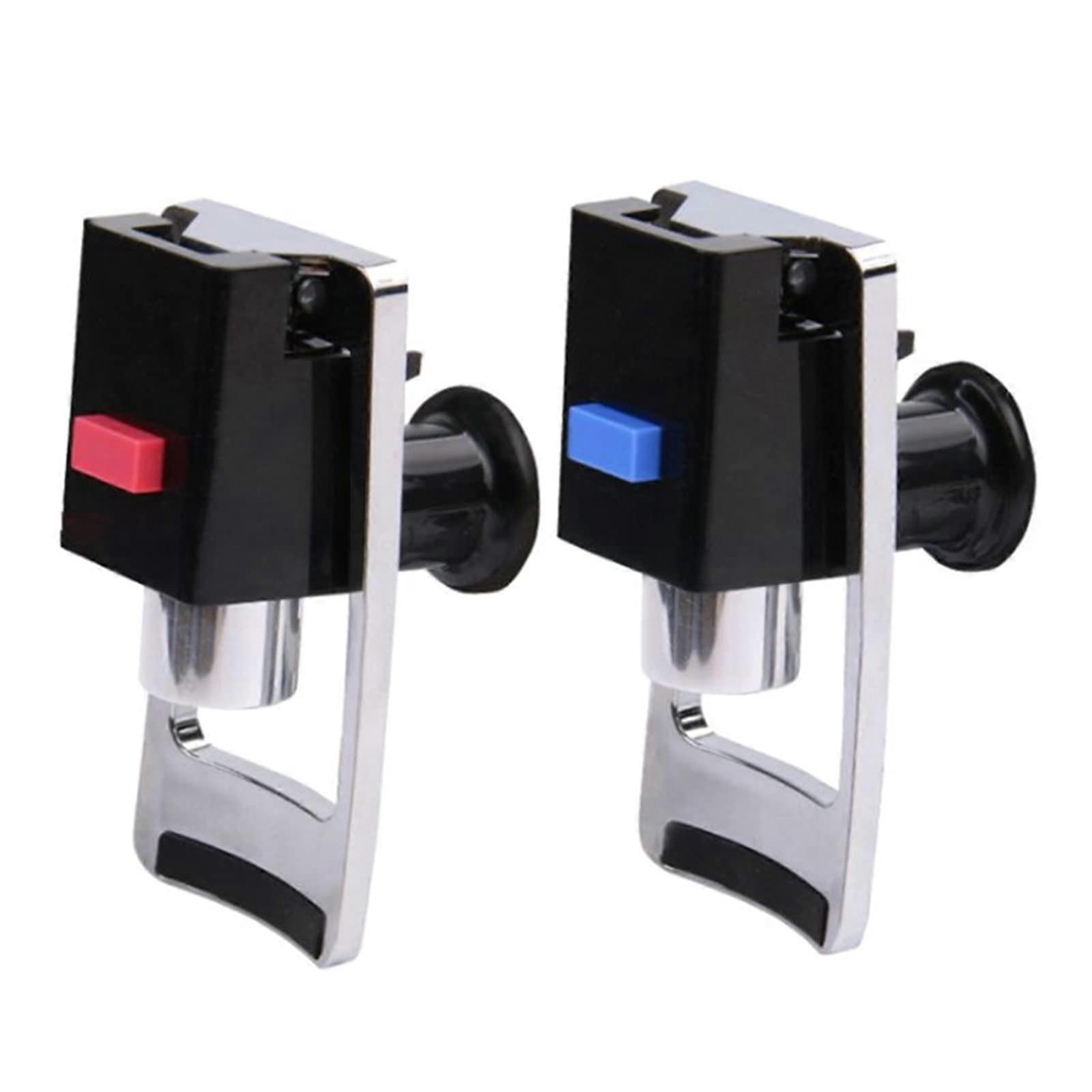 Push Spigot For Water Dispenser Two Pack, Replacement Part, Easy To Operate, Blue