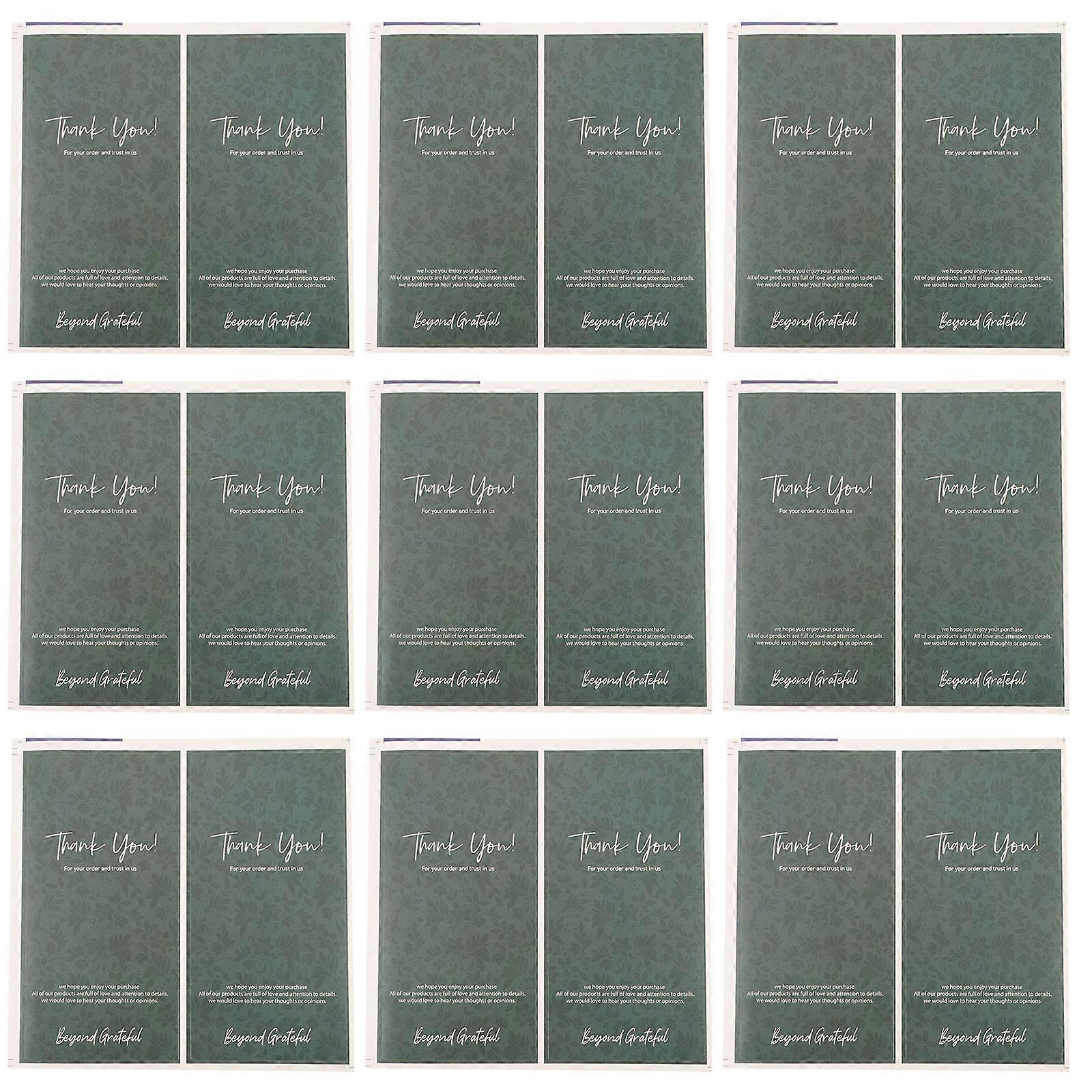 Sealing Labels present Box Seal Stickers Rectangular Adhesive Packaging Christmas 100Pcs