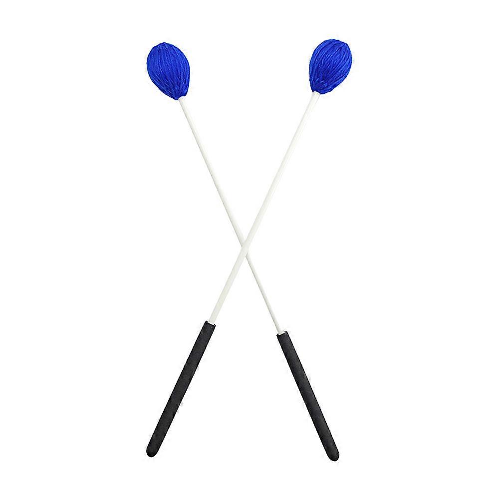 Wool Hammer Head Drum Mallets with Solid Long Handles – Durable Percussion Sticks for Professional and Student Musicians