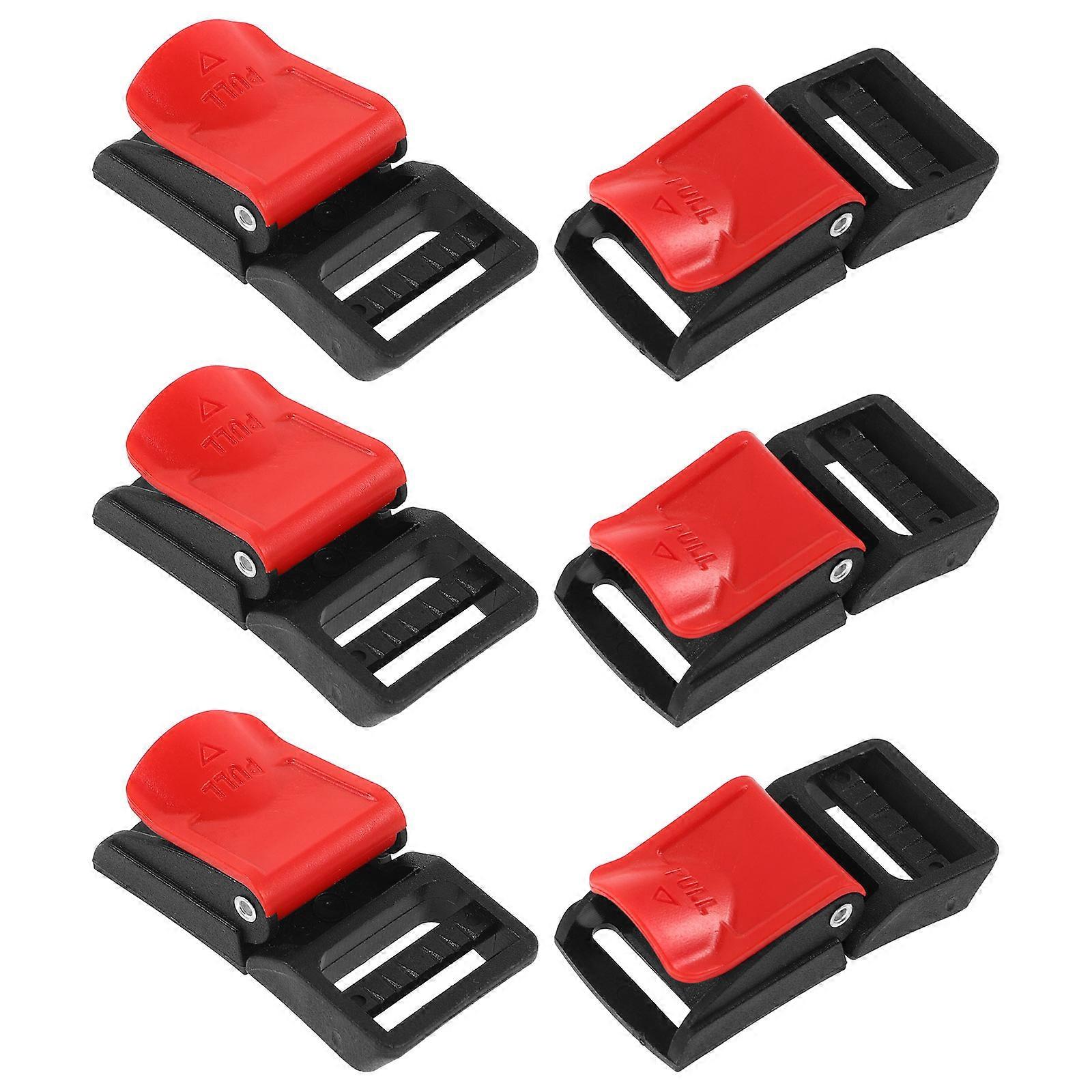 Quick Release Buckle Replacement Helmet Accessories Compatibility with Helmets 6Pcs