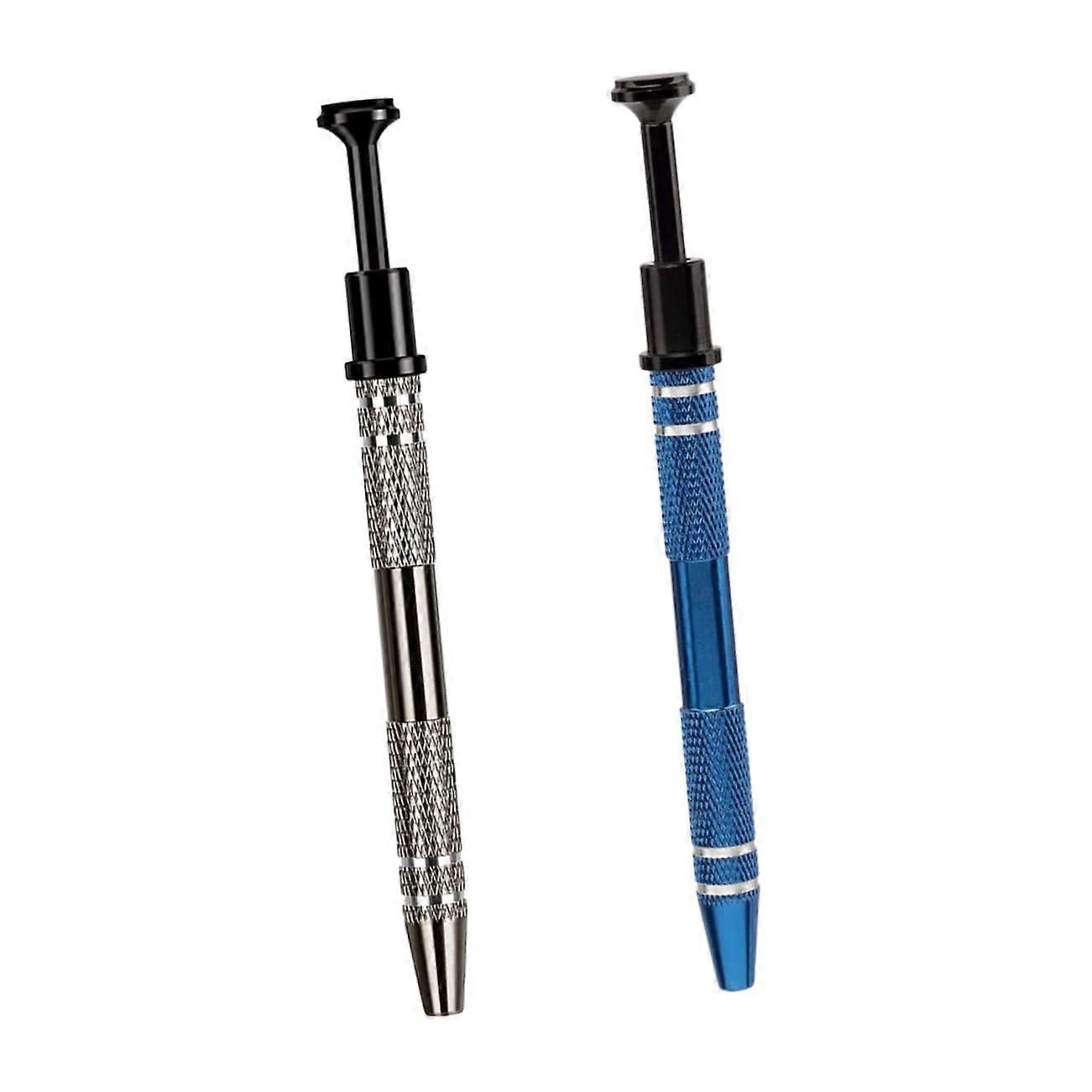 IC Component Extraction Tool Set, Precision Gripper for Motherboard and Microcontroller Repairs, Plastic Insulation, 2 Pieces