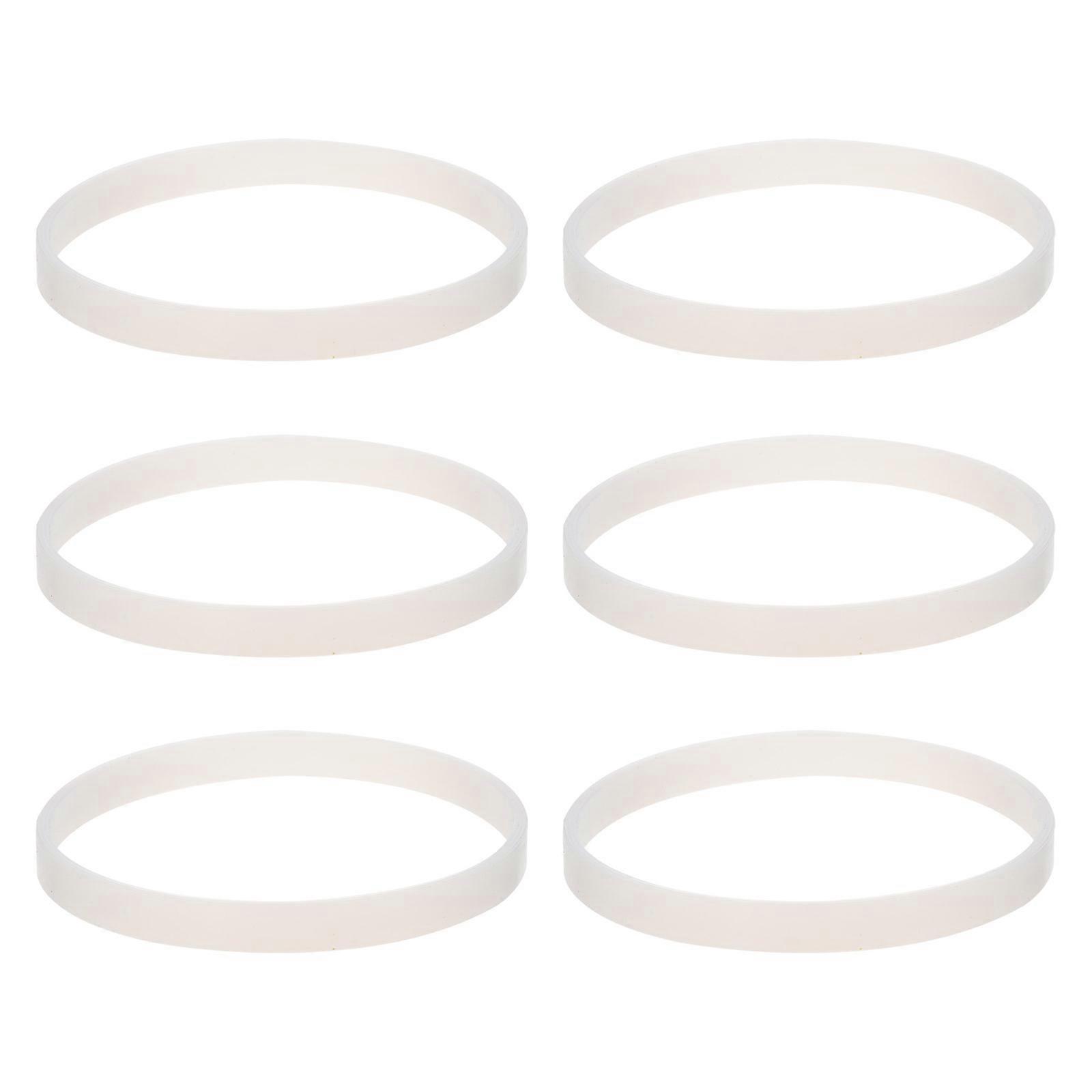 Practical Sealing Ring Silicone Gasket Juicer Replacement 6Pcs for Protection Use