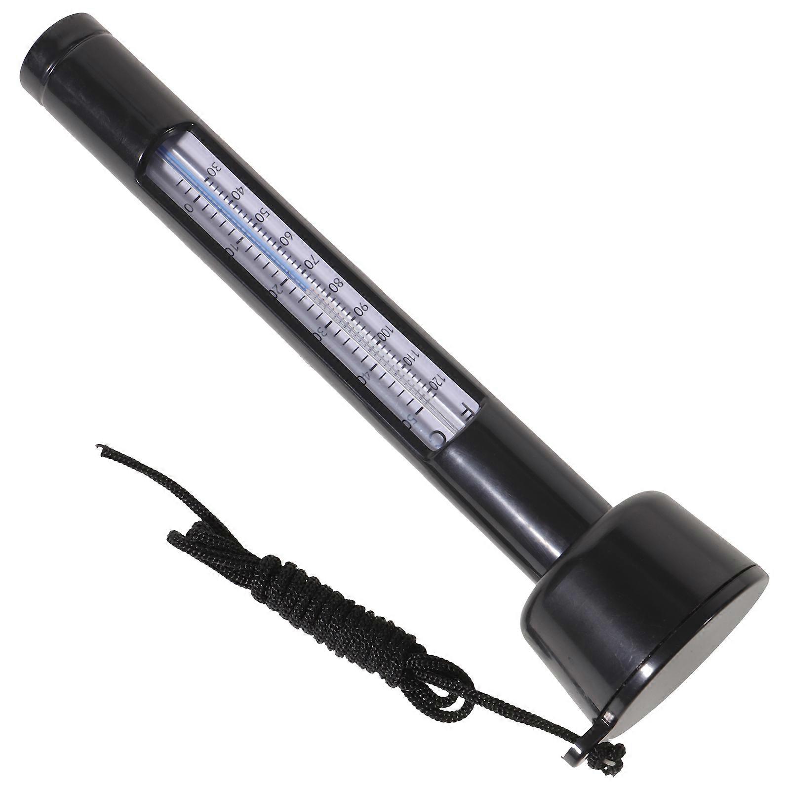 Pool Float Temperature Gauge Rectangular Shape Floating Design for Swimming Pool Use Accurate Reading in Fahrenheit and Celsius 1Pack