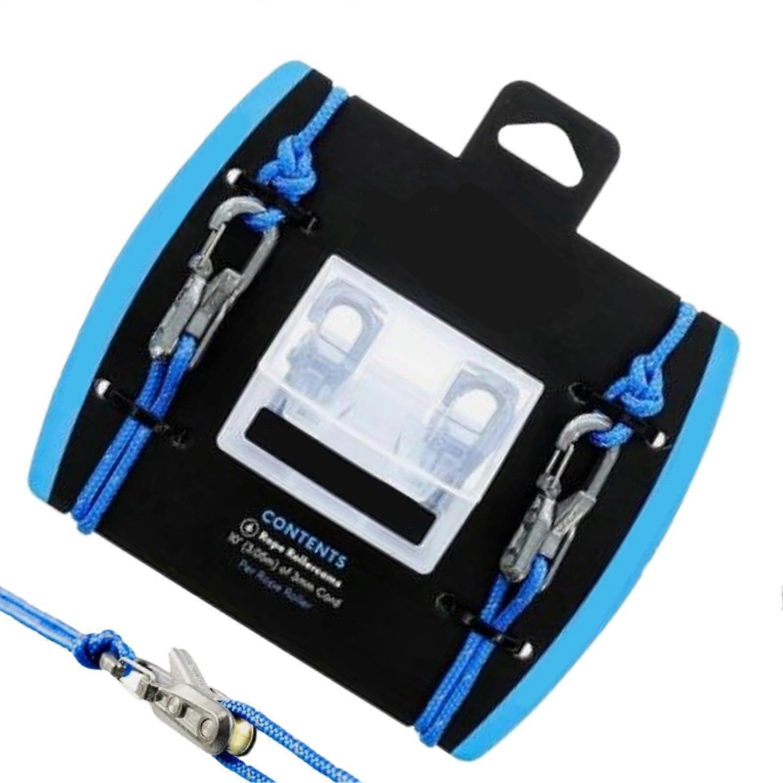 cord and rope tensioning tool with roller cam, easy adjustment, versatile