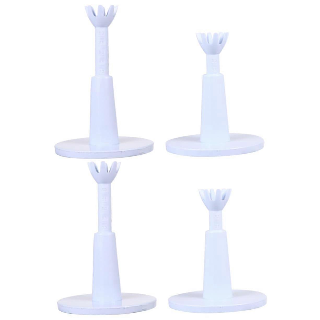 Golf Adjustable Training Tees Set for Golf Balls Holder, Rubber, White, 2-Inch Golf Practice Accessories