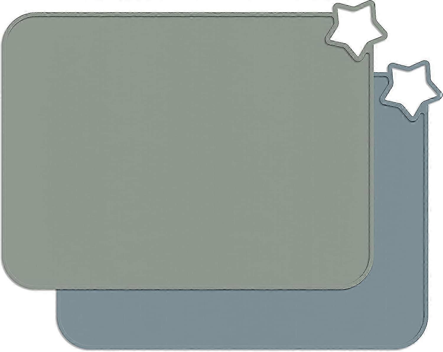 Non-Slip Silicone Table Mat Set for Babies and Toddlers, Multifunctional