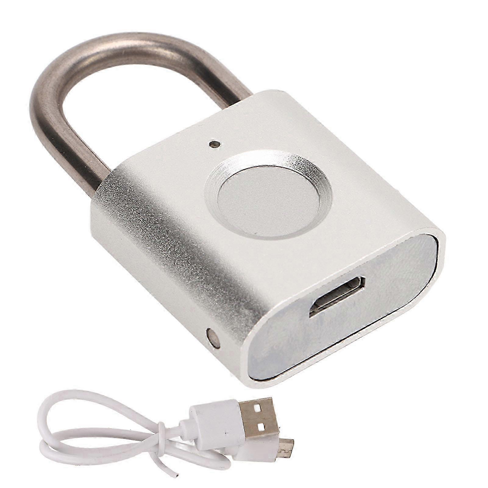 Inteligentní biometrický visací zámek na otisk prstu pro skříňku Batoh Kufr