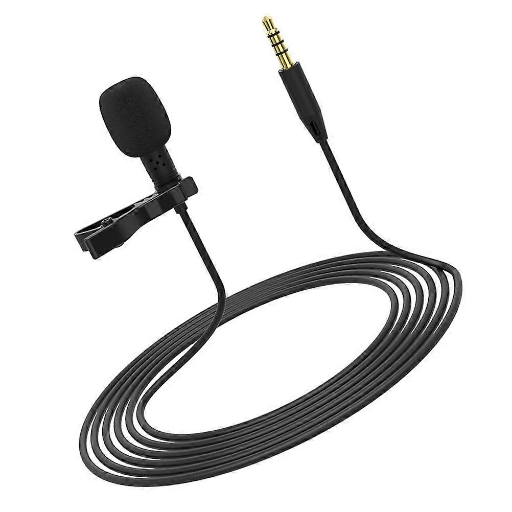 Clip On Microphone Portable Wired Mic For Journalist Content Creator 74DB Signal-to-Noise Ratio USB Interface 1Pack