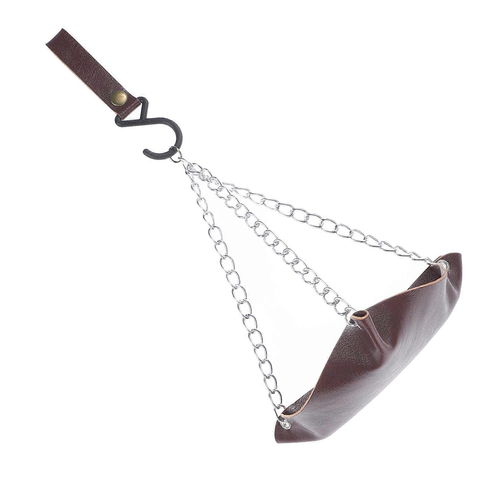 Hanging Bird Feeder Dish 35X19.5X17CM Coffee Color For Birds 1Pack