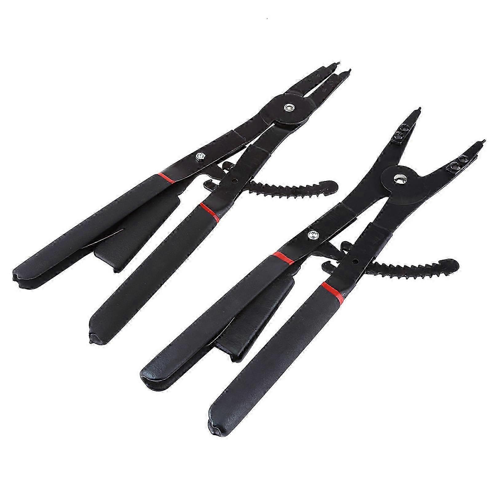 16-Inch Universal Circlip and Snap Ring Pliers Tool Set with Replaceable Tips